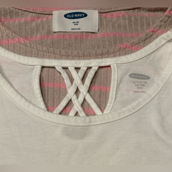 Girl’s Lot of 2 Old Navy Long Sleeve Tees Size XXL (18) Plus - Picture 3 of 3